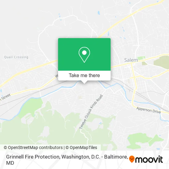 Mapa de Grinnell Fire Protection