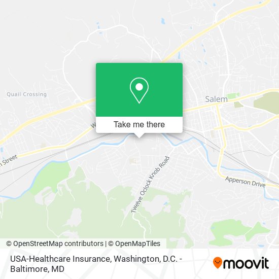 USA-Healthcare Insurance map