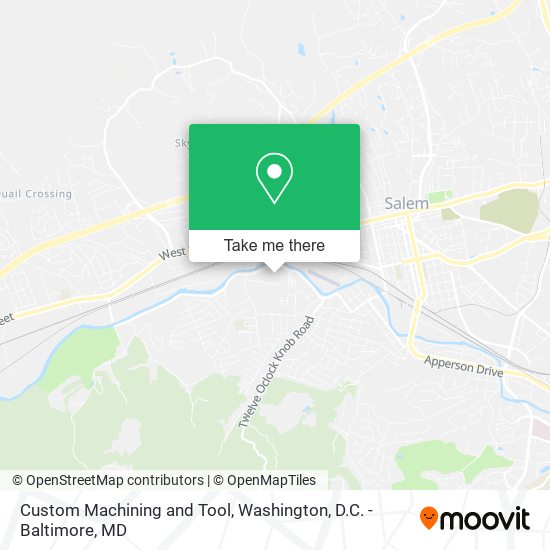 Mapa de Custom Machining and Tool