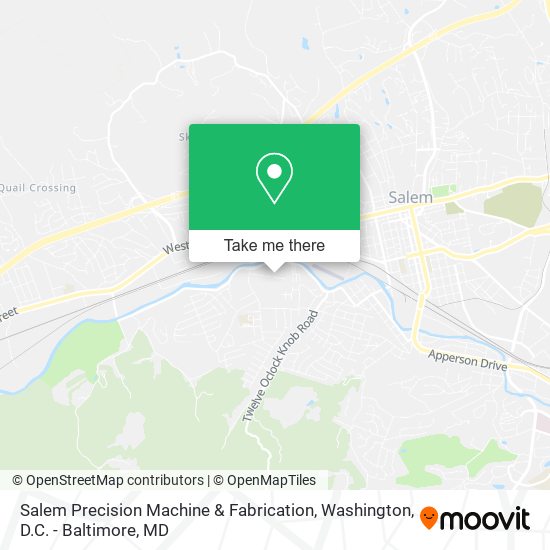 Mapa de Salem Precision Machine & Fabrication