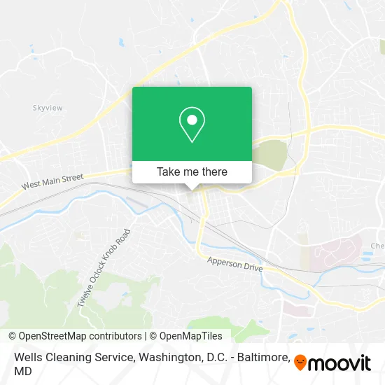 Wells Cleaning Service map