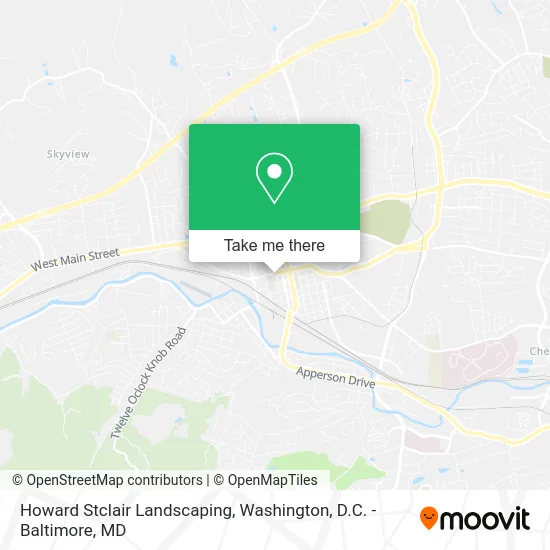 Howard Stclair Landscaping map