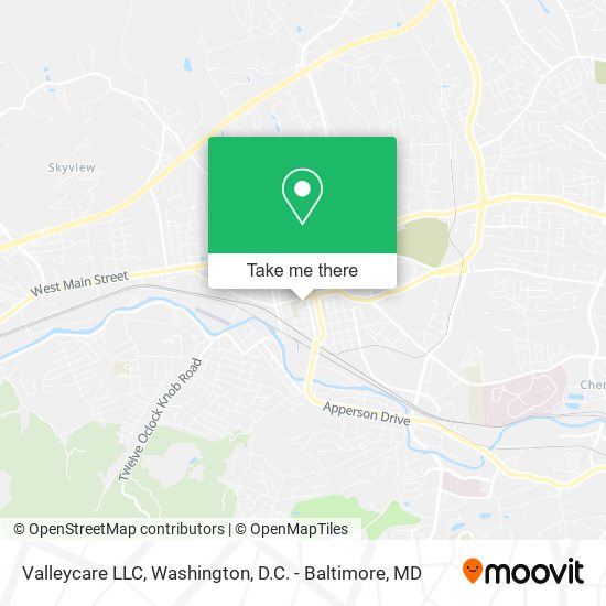 Valleycare LLC map
