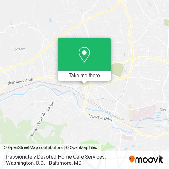Passionately Devoted Home Care Services map