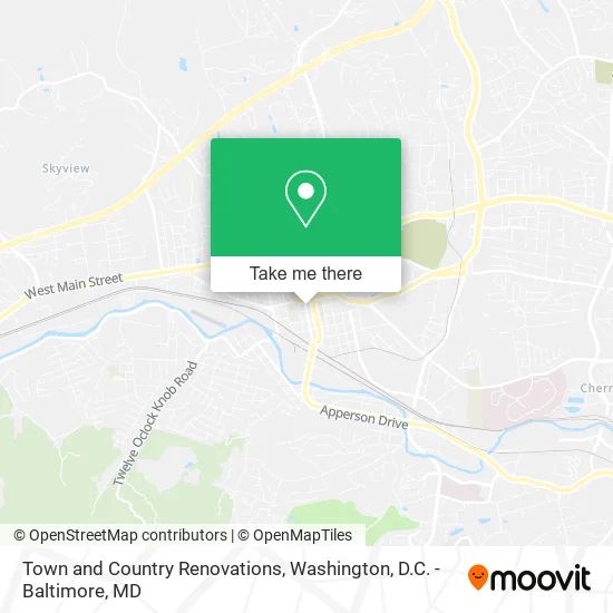 Town and Country Renovations map