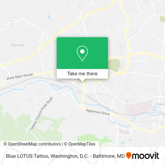 Blue LOTUS Tattoo map