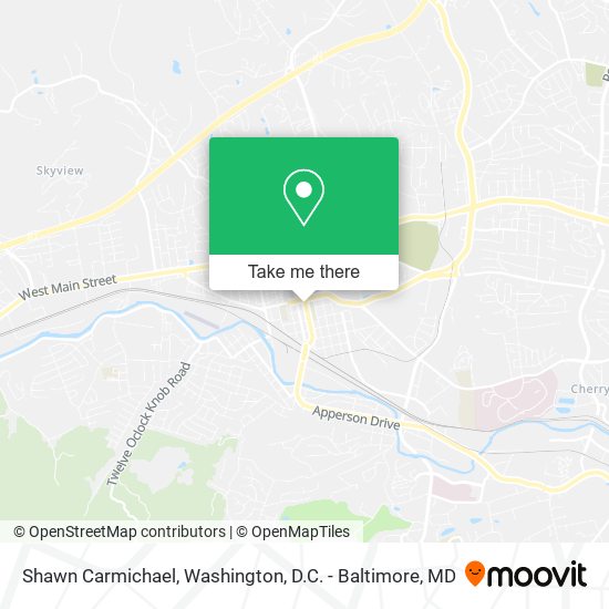 Shawn Carmichael map
