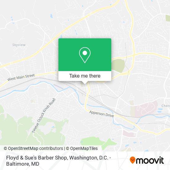 Floyd & Sue's Barber Shop map