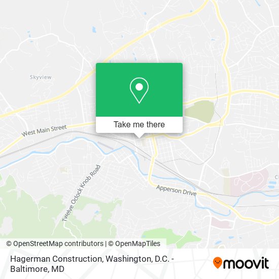 Hagerman Construction map
