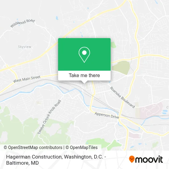 Hagerman Construction map