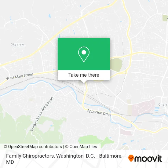 Family Chiropractors map