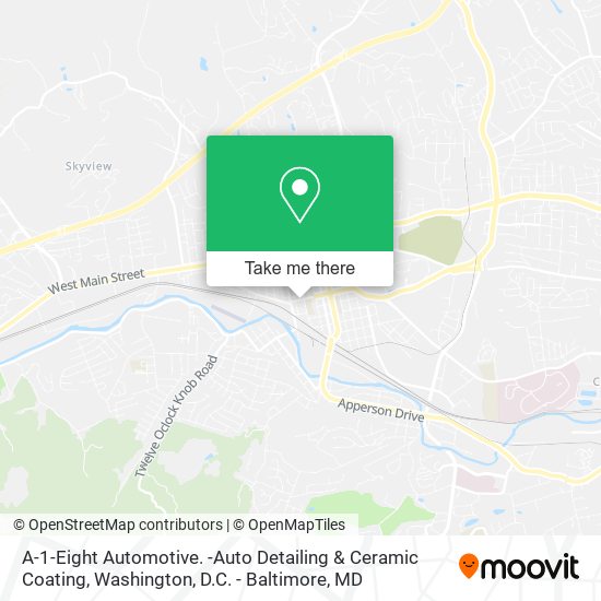 A-1-Eight Automotive. -Auto Detailing & Ceramic Coating map