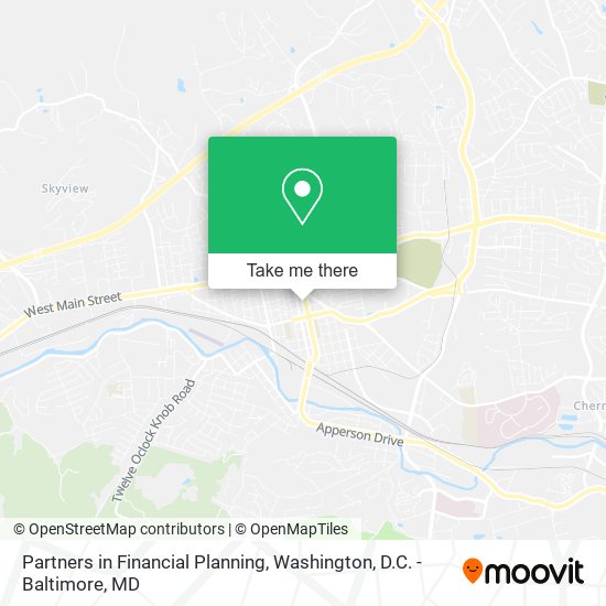Partners in Financial Planning map