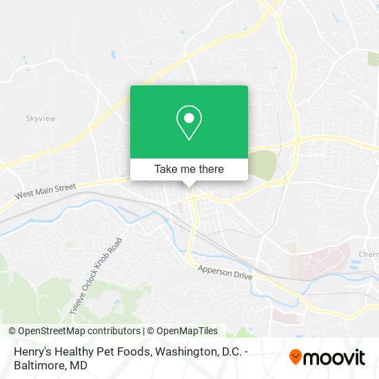 Henry's Healthy Pet Foods map