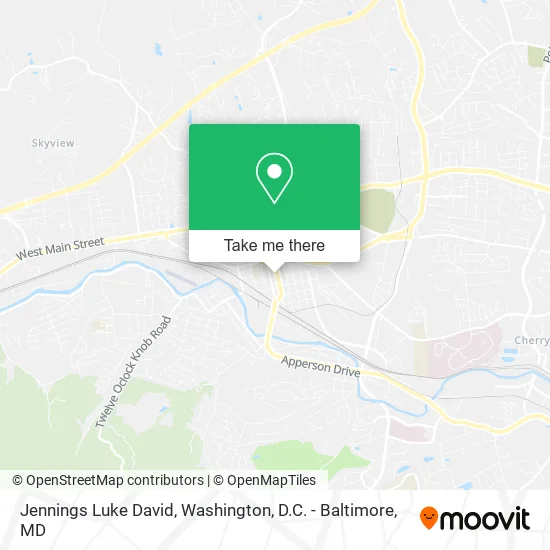 Mapa de Jennings Luke David