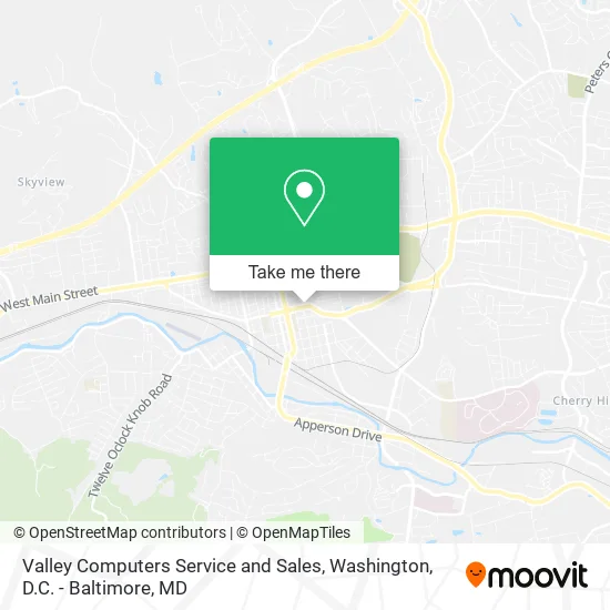 Mapa de Valley Computers Service and Sales