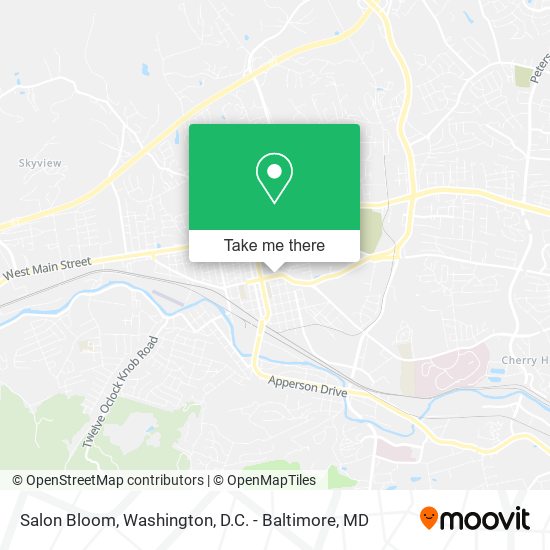 Salon Bloom map