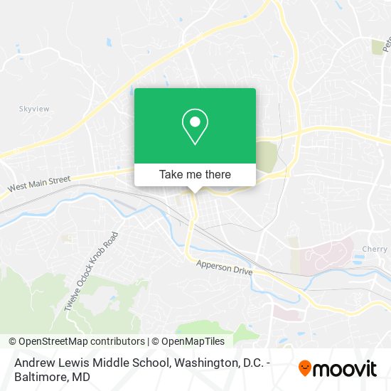 Mapa de Andrew Lewis Middle School