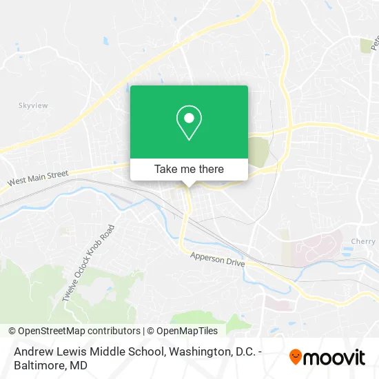 Andrew Lewis Middle School map