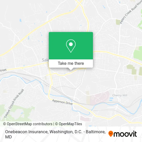 Onebeacon Insurance map