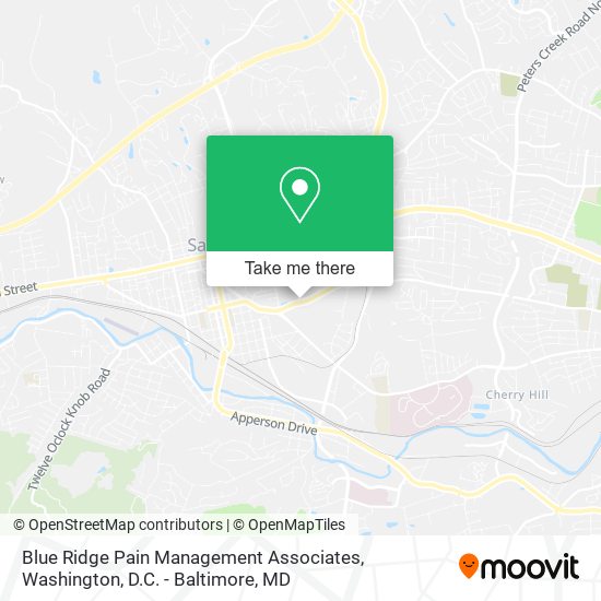 Mapa de Blue Ridge Pain Management Associates
