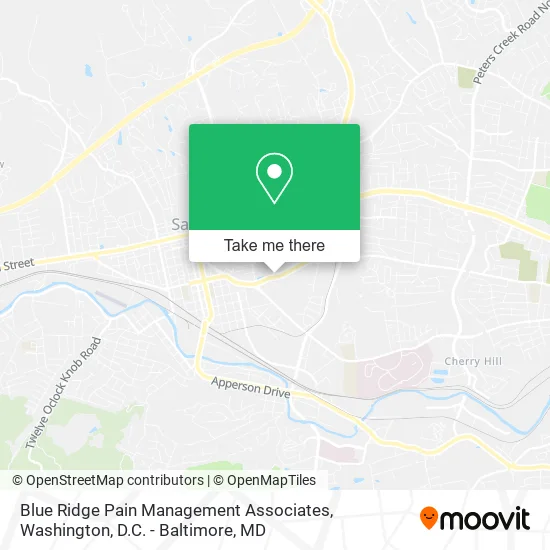 Mapa de Blue Ridge Pain Management Associates