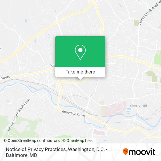 Notice of Privacy Practices map