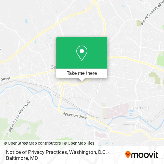 Mapa de Notice of Privacy Practices