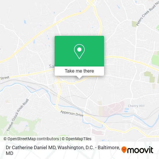Dr Catherine Daniel MD map