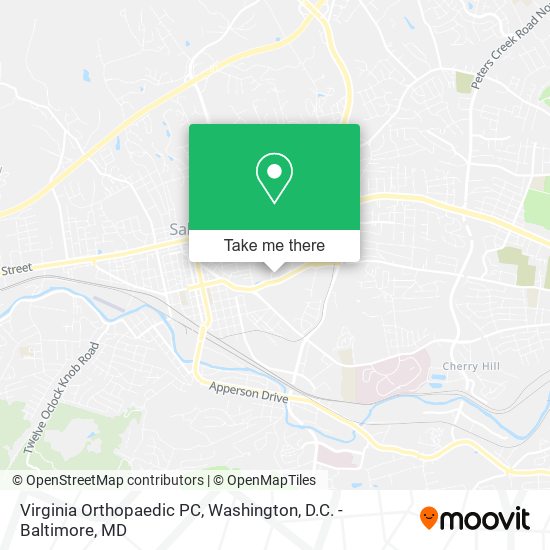 Mapa de Virginia Orthopaedic PC