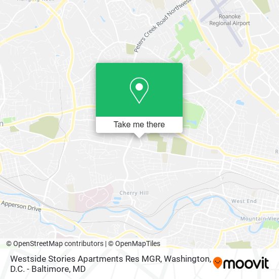 Westside Stories Apartments Res MGR map
