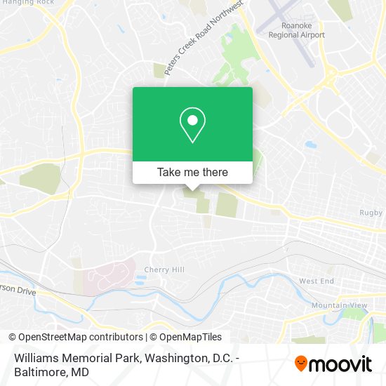 Williams Memorial Park map