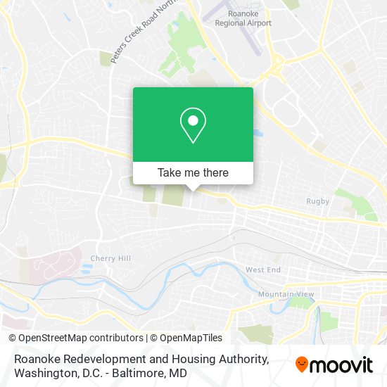 Roanoke Redevelopment and Housing Authority map