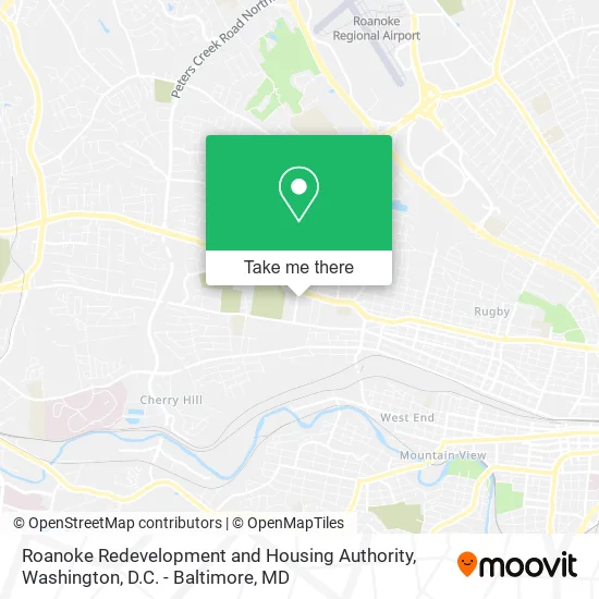 Mapa de Roanoke Redevelopment and Housing Authority