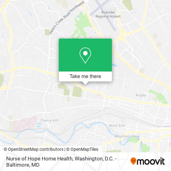 Mapa de Nurse of Hope Home Health