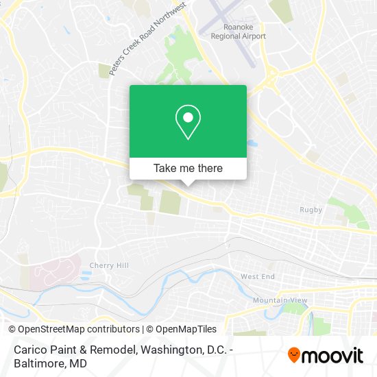 Mapa de Carico Paint & Remodel