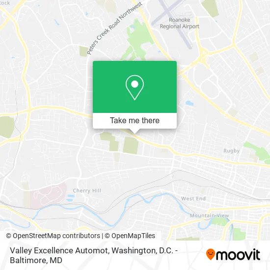 Mapa de Valley Excellence Automot