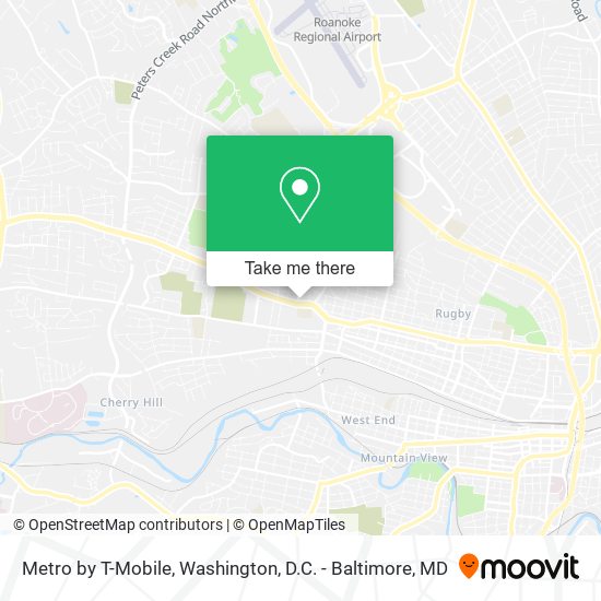 Metro by T-Mobile map