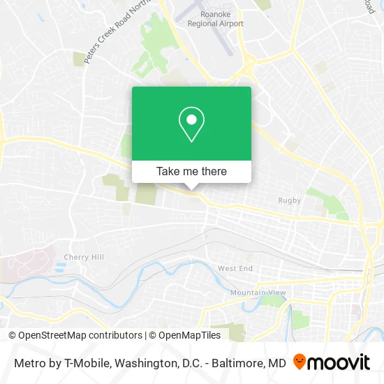 Metro by T-Mobile map