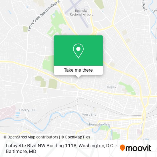 Mapa de Lafayette Blvd NW Building 1118