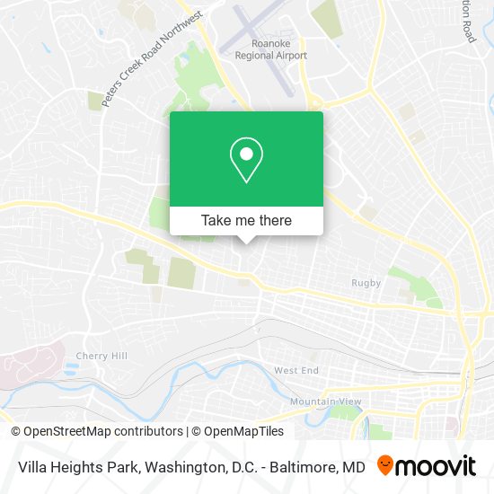 Villa Heights Park map