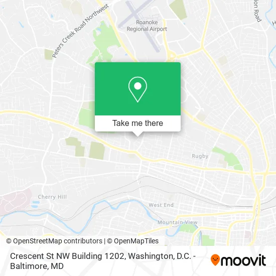 Mapa de Crescent St NW Building 1202