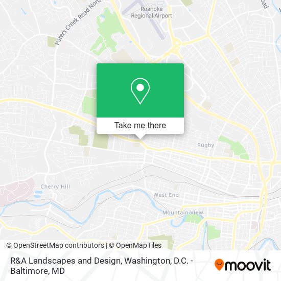 Mapa de R&A Landscapes and Design