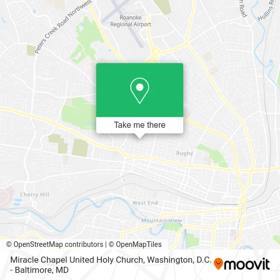 Miracle Chapel United Holy Church map