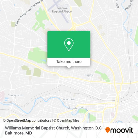 Mapa de Williams Memorial Baptist Church