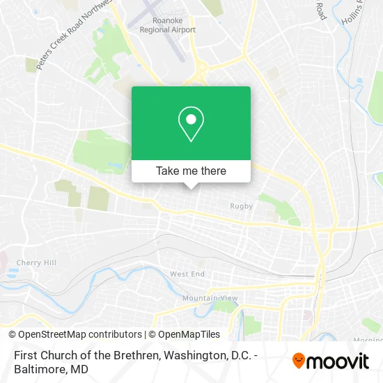 First Church of the Brethren map