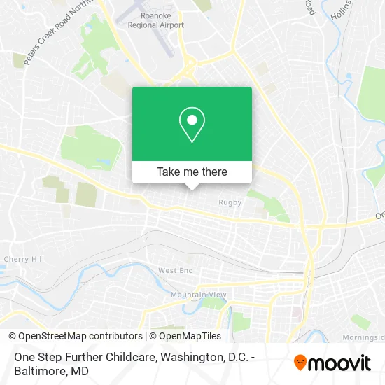 One Step Further Childcare map