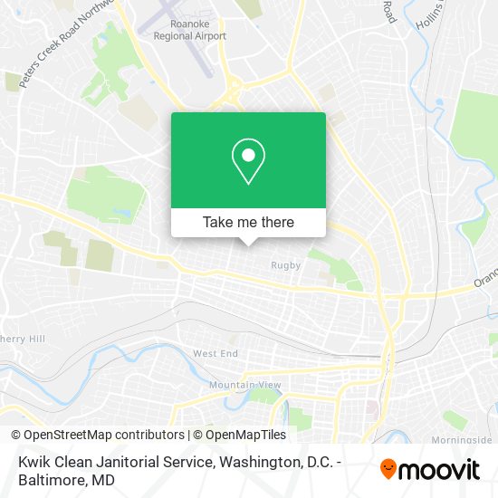 Kwik Clean Janitorial Service map