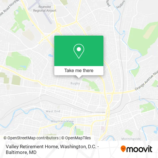 Mapa de Valley Retirement Home
