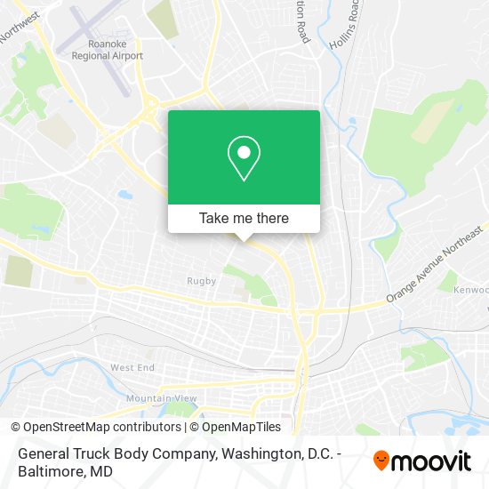 General Truck Body Company map